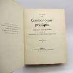 Couverture du livre Estimation du livre « gastronomie pratique – Études culinaires suivies du Traitement de l’obésité des gourmands »