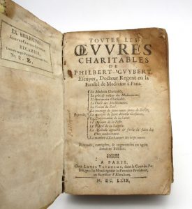 Estimation Sciences et médecine - Couverture du livre Estimation du livre « toutes les oeuvres charitables de Philbert Guybert »