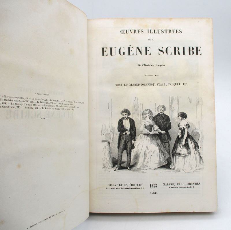 Couverture du livre Estimation du livre « les Oeuvres illustrées de M. Eugène Scribe : volume II »