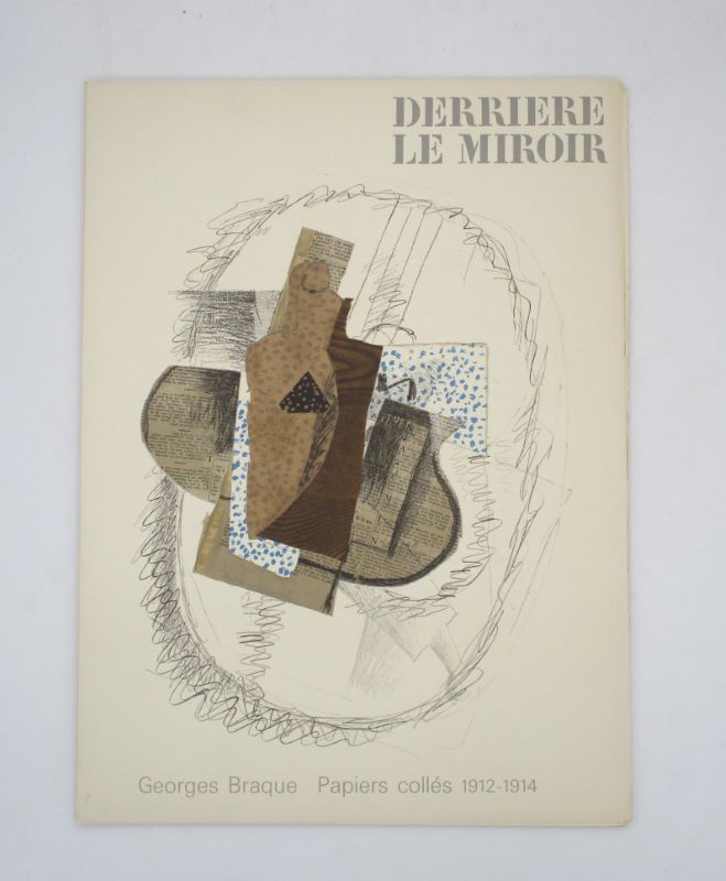 Couverture du livre Estimation du livre « derrière le Miroir : Georges Braque – Papiers collés 1912-1914 »