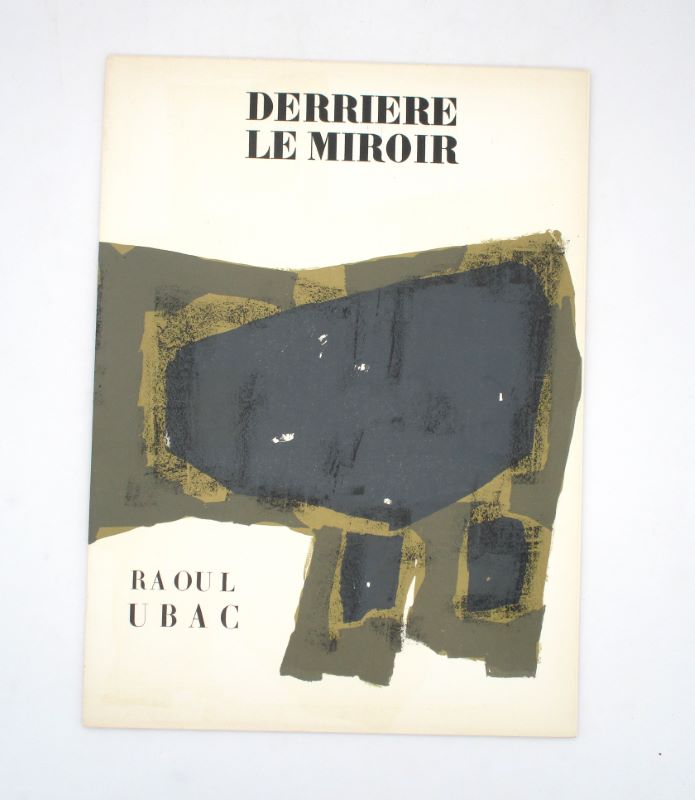 Couverture du livre Estimation du livre « derrière le Miroir : Raoul Ubac »
