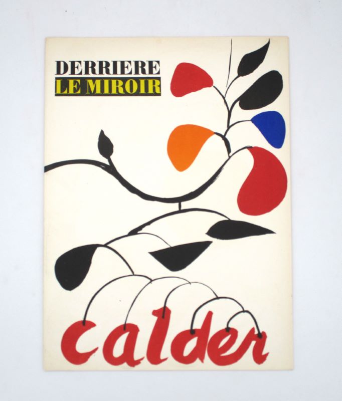 Couverture du livre Estimation du livre « derrière le Miroir :  Calder »