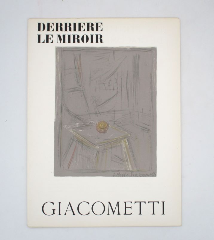 Couverture du livre Estimation du livre « derrière le Miroir :  Giacometti »