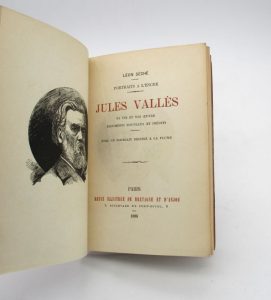Estimation Histoire - Couverture du livre Estimation du livre « jules Vallès sa vie son oeuvre – Portraits à l’encre »