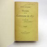 Couverture du livre Estimation du livre « histoire de la Commune de 1871 »