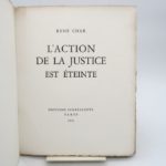 Couverture du livre Estimation du livre « l’Action de la justice est éteinte »