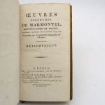 Couverture du livre Estimation du livre « oeuvres posthumes de Marmontel : Métaphysique »