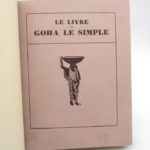 Couverture du livre Estimation du livre « le Livre de Goha le Simple »