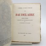 Couverture du livre Estimation du livre « baudelaire – Textes inédits »