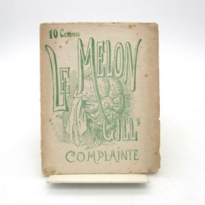 Estimation Edition originale - Couverture du livre Estimation du livre « le Melon de Gill. Complainte »