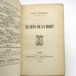 Couverture du livre Estimation du livre « ensemble de 4 romans avec envois : Le Sens de la mort – Némésis – Monique – Un divorce »