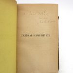 Couverture du livre Estimation du livre « l’Anneau d’améthyste »