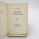 Couverture du livre Estimation du livre « le Roi Candaule »