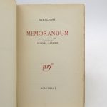 Couverture du livre Estimation du livre « memorandum »