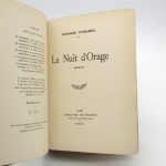 Couverture du livre Estimation du livre « la Nuit d’orage »