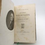 Couverture du livre Estimation du livre « le Roman d’un royaliste sous la Révolution – Souvenirs du Comte de Virieu »