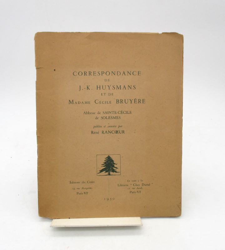 Couverture du livre Estimation du livre « correspondance de J.-K. Huysmans et de Madame Cécile Bruyère »