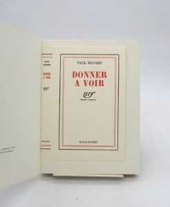 Estimation Edition originale - Couverture du livre Estimation du livre « donner à voir »