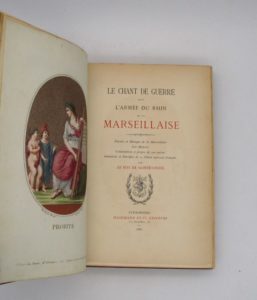 Estimation Edition originale - Couverture du livre Estimation du livre « le Chant de guerre pour l’armée du Rhin ou la Marseillaise »