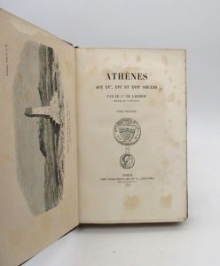 Estimation Photos anciennes - Couverture du livre Estimation du livre « athènes aux XVe, XVIe et XVII siècles »