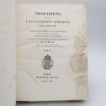 Couverture du livre Estimation du livre « négociations relatives à la succession d’Espagne sous Louis XIV »