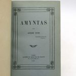 Couverture du livre Estimation du livre « amyntas »