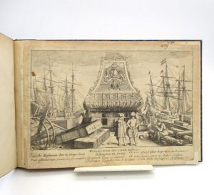 Estimation Livre ancien - Couverture du livre Estimation du livre « plusieurs sortes des grands vaisseaux dessinés en divers lieux naturels »