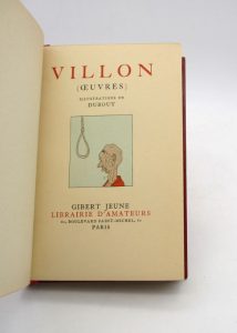 Estimation Livre illustré - Couverture du livre Estimation du livre « villon (Oeuvres) »