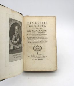 Estimation Edition originale - Couverture du livre Estimation du livre « les Essais de Michel, seigneur de Montaigne »