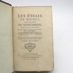 Couverture du livre Estimation du livre « les Essais de Michel, seigneur de Montaigne »