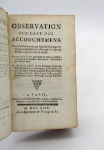 Estimation Sciences et médecine - Couverture du livre Estimation du livre « observations sur l’art des accouchements »
