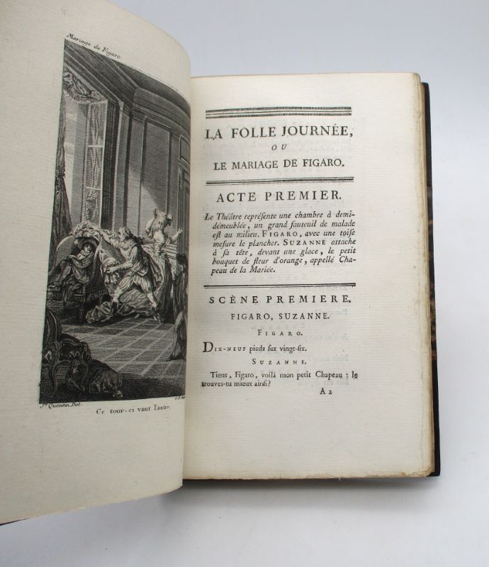 Couverture du livre Estimation du livre « la Folle Journée ou le Mariage de Figaro »