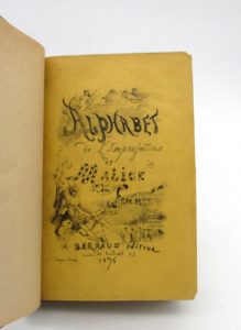 Estimation Sciences Humaines - Couverture du livre Estimation du livre « alphabet de l’imperfection et Malice des femmes »