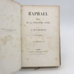 Couverture du livre Estimation du livre « raphaël : Pages de la vingtième année »