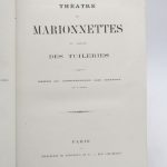 Couverture du livre Estimation du livre « théâtre des marionnettes du jardin des Tuileries »