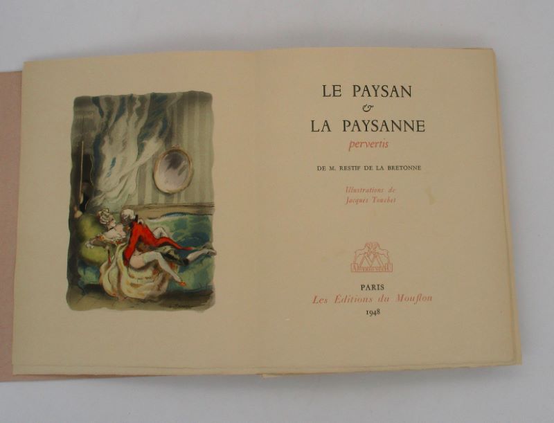 Couverture du livre Estimation du livre « le Paysan et La Paysanne pervertis »
