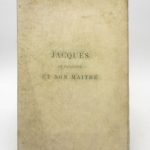 Couverture du livre Estimation du livre « jacques le fataliste et son maître »