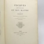 Couverture du livre Estimation du livre « jacques le fataliste et son maître »