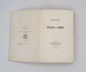 Estimation Edition originale - Couverture du livre Estimation du livre « picrate et Siméon »