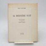 Couverture du livre Estimation du livre « la Dernière Nuit »