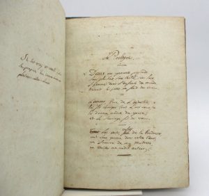 Estimation Lettre autographes - Couverture du livre Estimation du livre « odes Anacréontiques : manuscrit autographe »