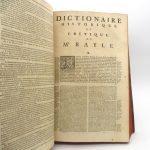 Couverture du livre Estimation du livre « dictionnaire historique et critique »