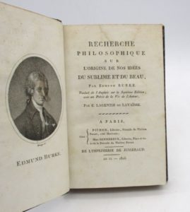 Estimation Edition originale - Couverture du livre Estimation du livre « recherche philosophique sur l’origine de nos idées du sublime et du beau »