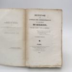 Couverture du livre Estimation du livre « défense de l’Essai sur l’indifférence en matière de religion »