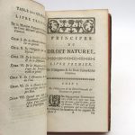 Couverture du livre Estimation du livre « principes du droit de la nature et des gens »