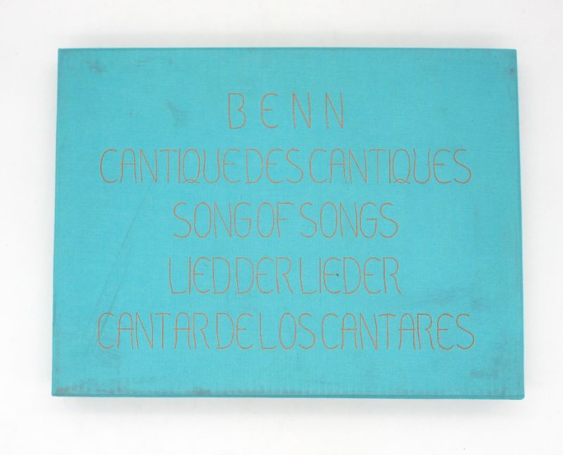 Couverture du livre Estimation du livre « cantiques des cantiques – Song of the songs – Lied der lieder – Cantar de los cantares »