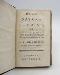 Estimation Edition originale - Couverture du livre Estimation du livre « de la nature humaine »