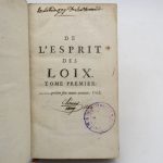 Couverture du livre Estimation du livre « de l’esprit des loix [suivi de :] De la défense de l’Esprit  des loix »