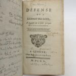 Couverture du livre Estimation du livre « de l’esprit des loix [suivi de :] De la défense de l’Esprit  des loix »