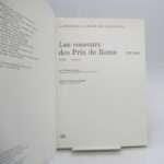 Couverture du livre Estimation du livre « les Concours des Prix de Rome 1797-1863 »